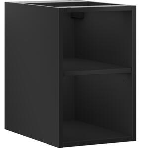 Mexen Box-A nyitott szekrény polccal 30 cm, fekete matt - 91AX2-0300-470-0-71