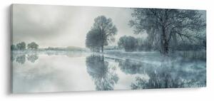 Téli természet képe (120x50 cm)