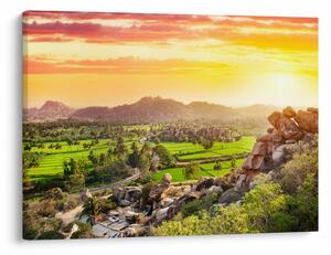 Kép a Hampi-völgyről Indiában (70x50 cm)