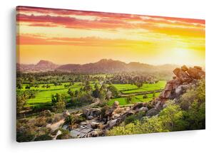 Kép a Hampi-völgyről Indiában (90x60 cm)