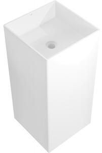 Mexen Xola-1 szabadon álló mosdó konglomerátumból 40 x 40 cm, fehér matt - 26594000