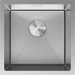 Mexen Trixo rozsdamentes acél mosogató 1-medencés 440 x 440 mm, inox - 6413441000-01