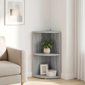 Sarokpolc 2 szintes 41,5 x 41,5 x 72 cm Szerelt Fa
