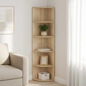 Sarokpolc 5 szintes 41,5 x 41,5 x 178 cm Szerelt Fa