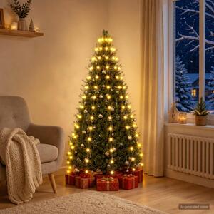 Karácsonyfa fények 150 LED Meleg fehér 150 cm