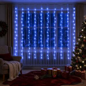 Fényfüggöny 200 LED Kék 300 x 200 cm