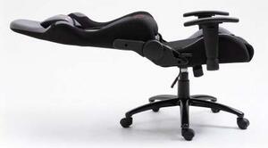 Dark Gamer szék nyak- és derékpárnával, 130 kg, Ruhaszövet anyag