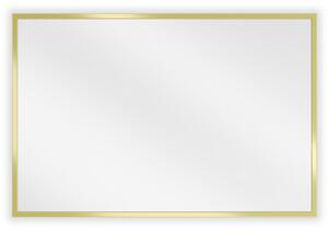 Mexen Loft téglalap alakú fürdőszobai tükör 60 x 40 cm, arany keret - 9852-060-040-000-50