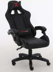 SmileGAME Xtreme Gamer szék nyak- és deréktámasszal #fekete