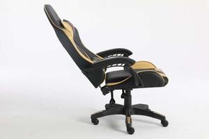 SmileGAME Xtreme Gamer szék nyak- és deréktámasszal #fekete-arany