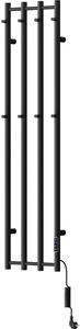 Mexen Pino, elektromos fűtőelem törülközőtartóval 1405x347 mm, 250 W, fekete, W301-1405-347-00-70