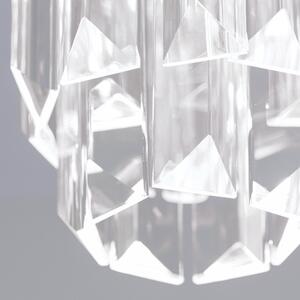 PRISM led kristály mennyezeti lámpa, króm, 600 lm