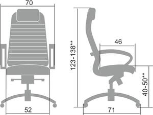 SAMURAI K-1 vezetői irodai szék