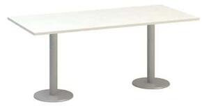 Alfa Office Alfa 400 konferencia asztal, 180 x 80 x 74,2 cm, egyenes kivitel, fehér mintázat, RAL9022%