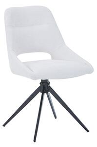 Forgószék, Luciano I, Pako World, textil, bézs, 52x54x85 cm