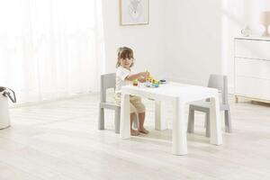 LittleONE by Pepita Dodo Asztal + 2db szék #szürke-fehér