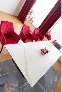 Westin III bővíthető étkezőasztal márvány hatású asztallappal 160-240cm
