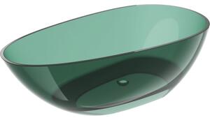 Mexen Glass átlátszó szabadon álló kád 170 x 85 cm, króm lefolyó - 58061708511