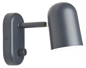 Fali Lámpa Northern, Buddy wall, dimmable, Fekete, Nappali, Fém, Skandináv