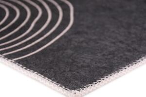 Antracitszürke mosható szőnyeg 80x150 cm – Vitaus