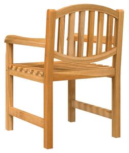 VidaXL 6 db tömör tíkfa kerti szék 58 x 59 x 88 cm