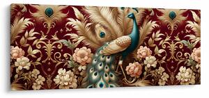Kép – Elegáns páva (120x50 cm)