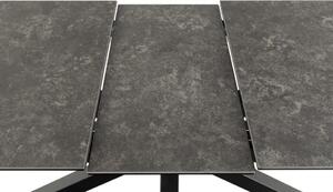 Heaven bővíthető fekete kerámia étkezőasztal 168-210 cm