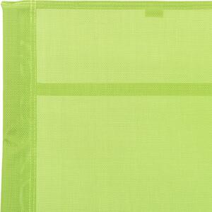 VidaXL zöld acél és textilén napozóágy