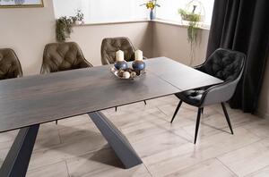Salvadore bővíthető étkezőasztal barna 160-240 cm