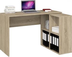 Aldabra Plus 2X2 polcos íróasztal, 120x76x50 cm, sonoma