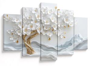 Kép – 3D elegáns életfa (150x105 cm)