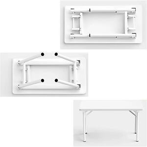 Összecsukható íróasztal 80x50x75 cm fehér FUR1810-1