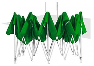 BipiLine Party Pavilon - 3x5,7m - Zöld - Összecsukható
