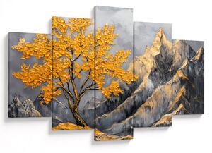 Kép – Arany fa a hegyekben (150x105 cm)