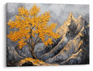 Kép – Arany fa a hegyekben (70x50 cm)