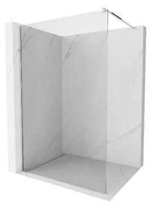HD Arlo Walk-In zuhanyfal, 80x200 cm, 8 mm vastag vízlepergető biztonsági üveggel, 200 cm magas, króm profillal és távtartóval