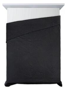 Modern ágytakaró Boni fekete Szélesség: 170 cm | Hossz: 210 cm