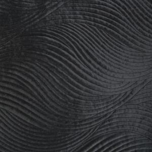 Minőségi steppelt ágytakaró fekete színben Szélesség: 220 cm | Hossz: 240 cm