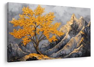 Kép – Arany fa a hegyekben (90x60 cm)