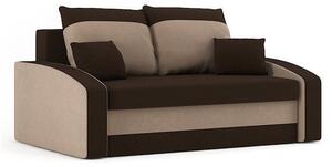 Monviso kinyitható kanapé, normál szövet, szín - barna / cappuccino