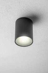 Lámpa Mennyezeti lámpatest LENTO, aluminium, 100x130, IP54, MAX.35W, kör, grafit