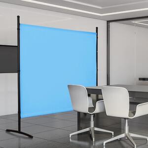 Szobaelválasztó - Beltéri és kültéri használatra, irodákba, munkahelyekre, erkélyre, kiállításokra, rendezvényekre, 180 x 183 cm (kék) RTZ-8029