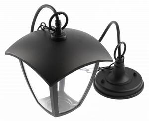 Lámpa Kerti lámpatest MARINA-P, E27, MAX. 20W, IP54, AC220-240V, 50-60Hz, akasztott, fekete