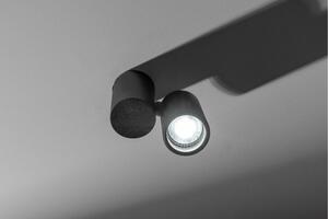 Lámpa Mennyezeti lámpatest LUPO, aluminium, 11.6x5.6x11.5, IP20, 1*GU10, max. 50W, kör, fekete