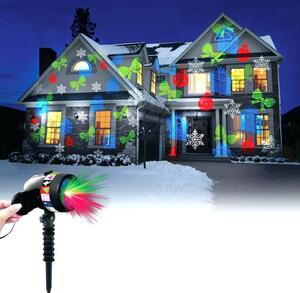 Lazer shower slideprojector karácsonyi fényjáték 12 mintával- Az unalmas led fénysorok helyett használj fényjátékot!