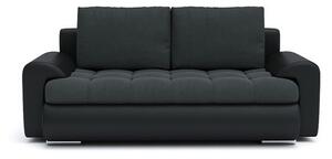 TOKIO VIII kinyitható kanapé, szín - sötétszürke / fekete