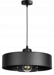 Glimex LAVOR LARGE állítható függőlámpa fekete 1x E27 + ajándék LED izzó