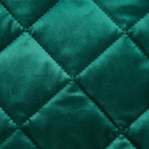 Ágytakaró bársony, sötétzöld 220x240