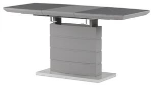 Modern Étkezőasztal Szürke Színben Kerámia Asztallappal. Méret: 120+40x70 cm. MDF. HT-424M