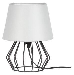 Merano asztali lámpa E27-es foglalat, 1 izzós, 25W fekete-világosszürke